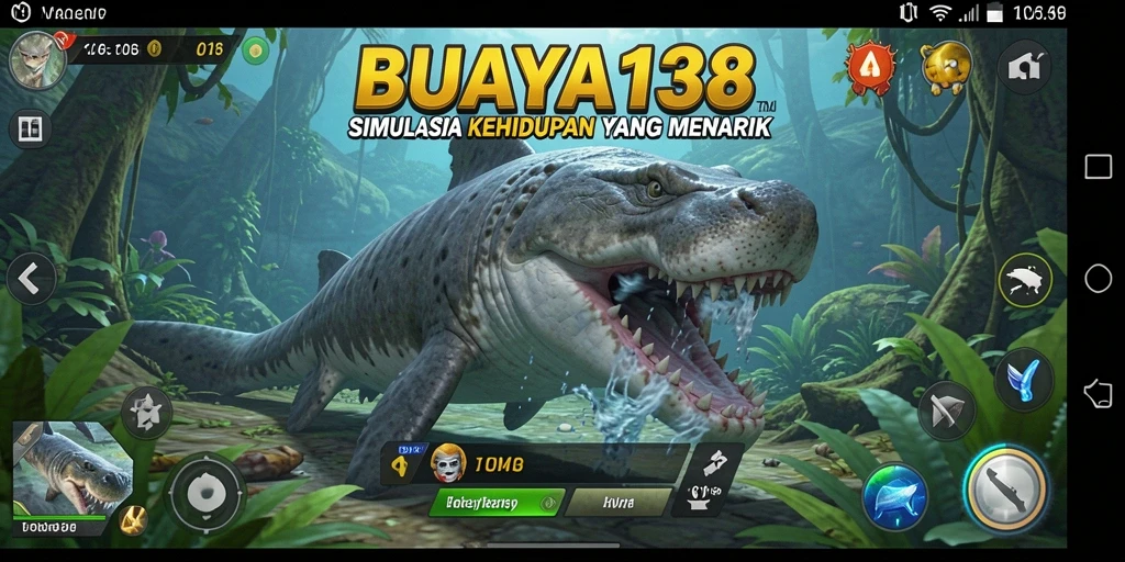 Screenshot utama BUAYA138 dengan tampilan gameplay yang mendalam.